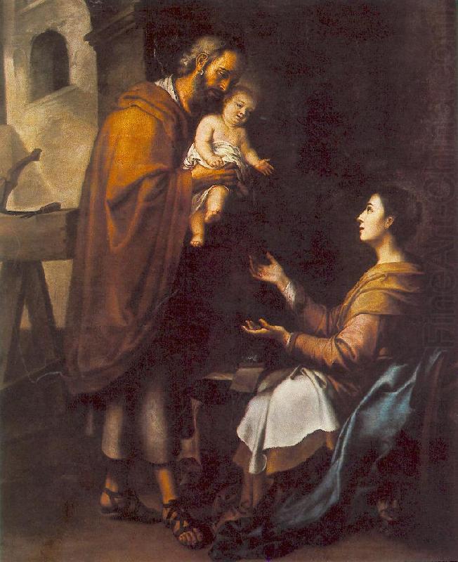 MURILLO, Bartolome Esteban The Holy Family g china oil painting image